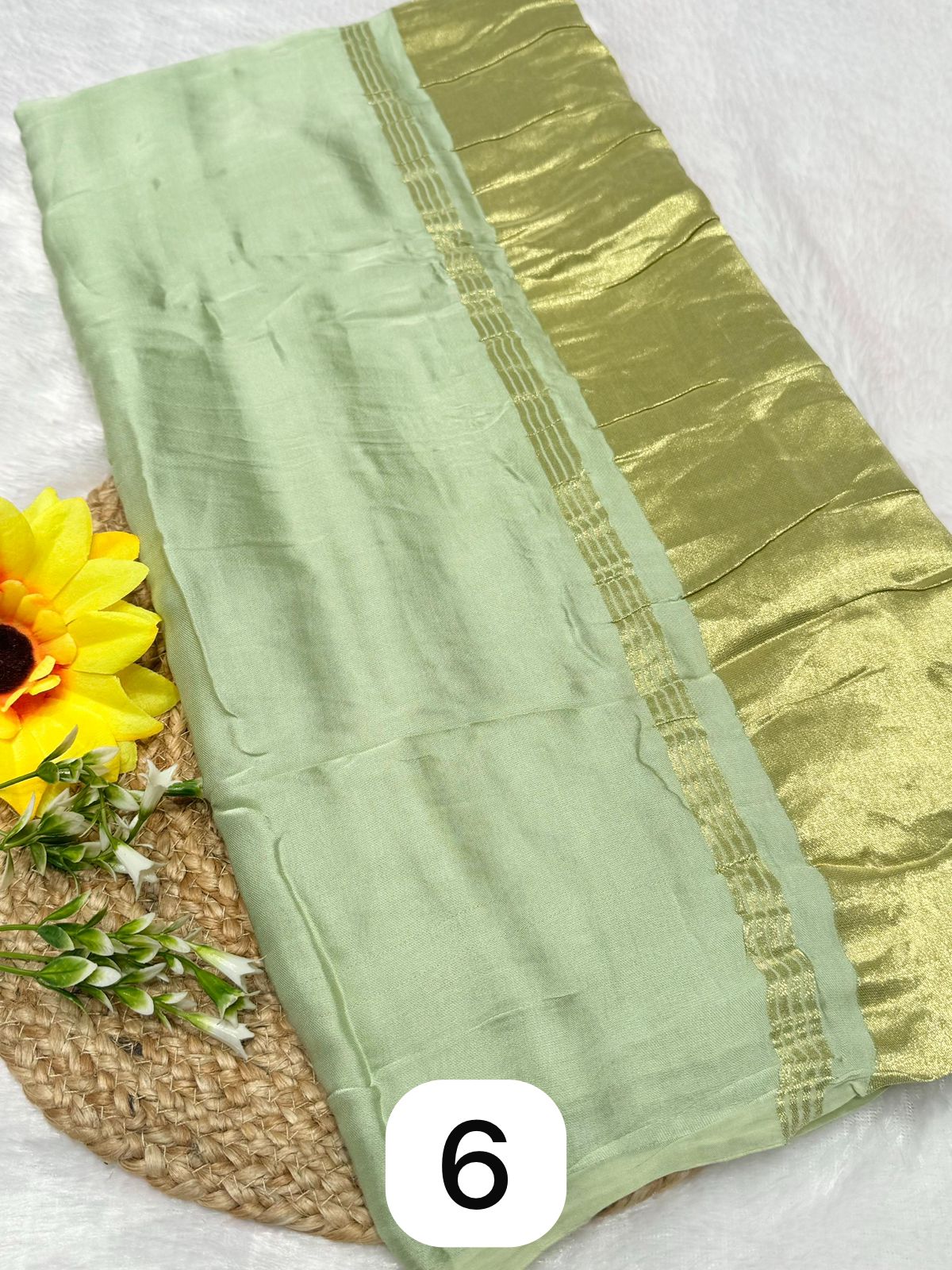 Dark Purple Plain Pure Modal Gajji Silk Saree With Zari Pallu Natural dyeing Saree-9