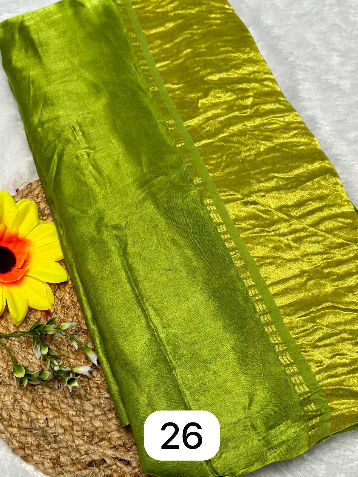 Dark Purple Plain Pure Modal Gajji Silk Saree With Zari Pallu Natural dyeing Saree-9