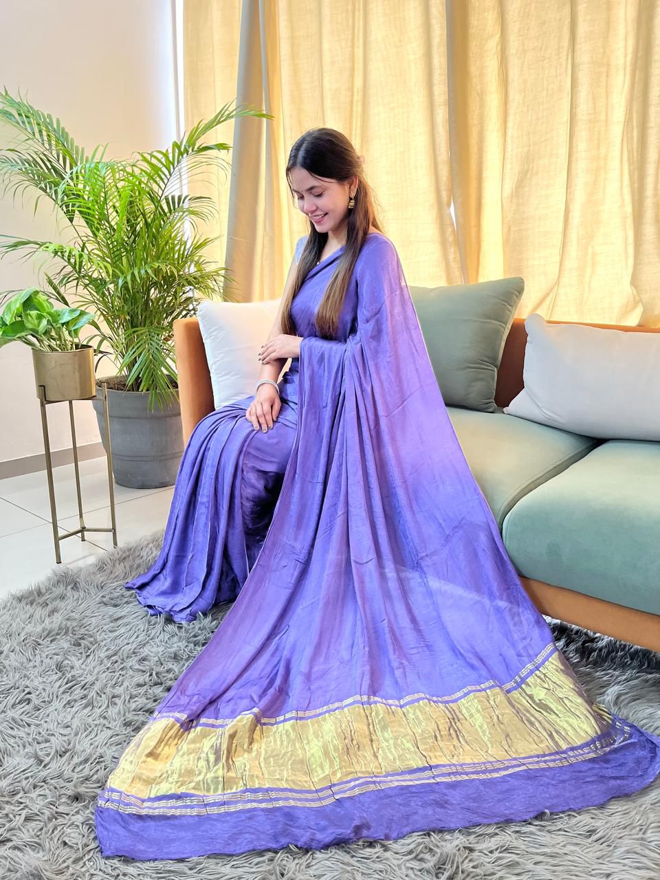 Semi Modal silk Saree